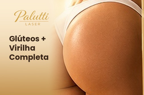 Depilação a laser Glúteos + Virilha Completa feminina