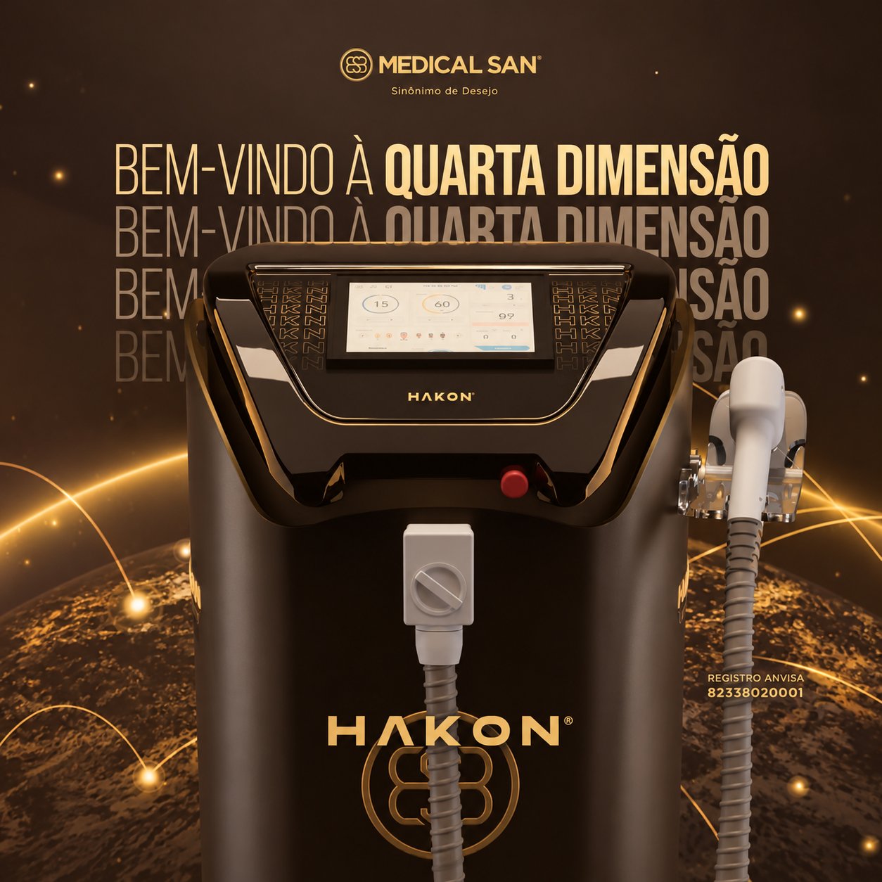 Tecnologia de laser Hakon utilizada na Palutti Laser